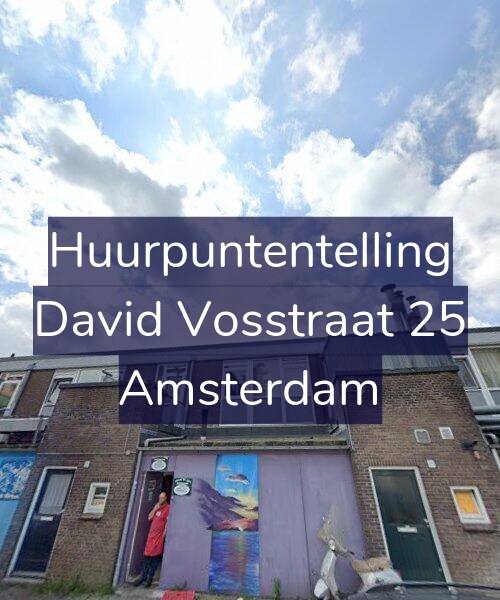 Foto gevel Huurpuntentelling voor David Vosstraat 25, Amsterdam