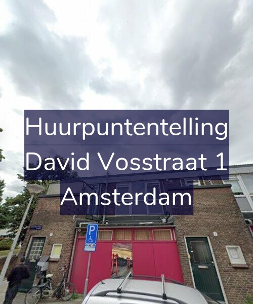 Foto gevel Huurpuntentelling voor David Vosstraat 1, Amsterdam
