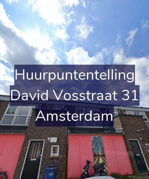 Foto gevel Huurpuntentelling voor David Vosstraat 31, Amsterdam