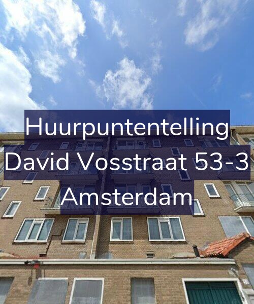 Foto gevel Huurpuntentelling voor David Vosstraat 53-3, Amsterdam