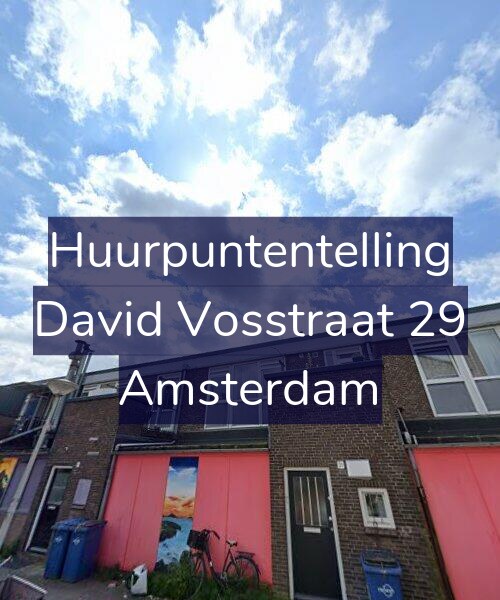 Foto gevel Huurpuntentelling voor David Vosstraat 29, Amsterdam