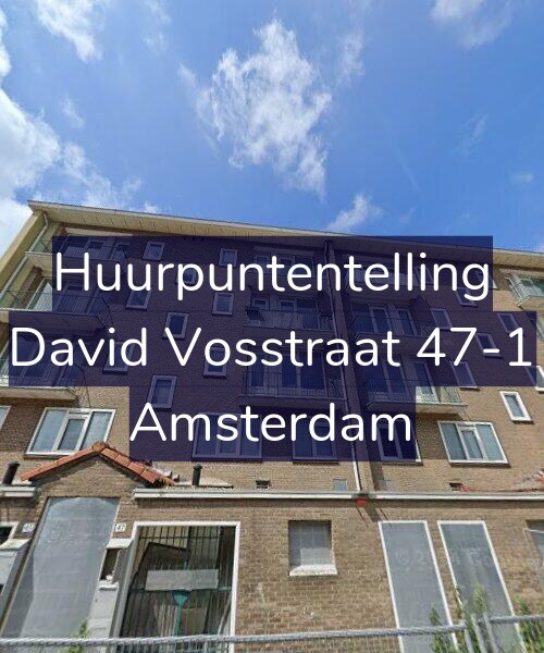 Foto gevel Huurpuntentelling voor David Vosstraat 47-1, Amsterdam
