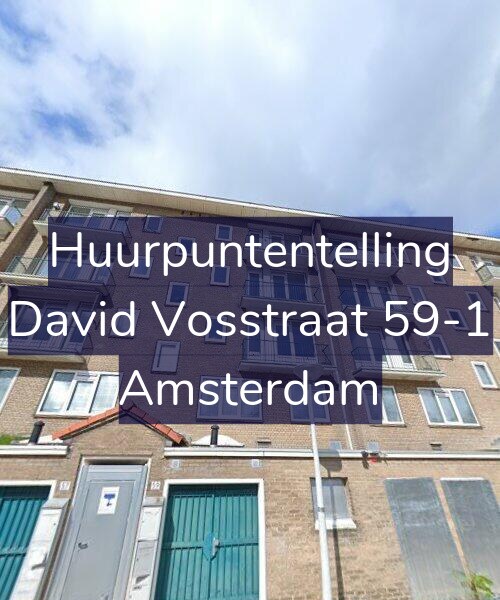 Foto gevel Huurpuntentelling voor David Vosstraat 59-1, Amsterdam