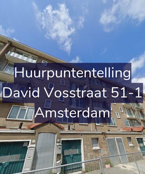 Foto gevel Huurpuntentelling voor David Vosstraat 51-1, Amsterdam