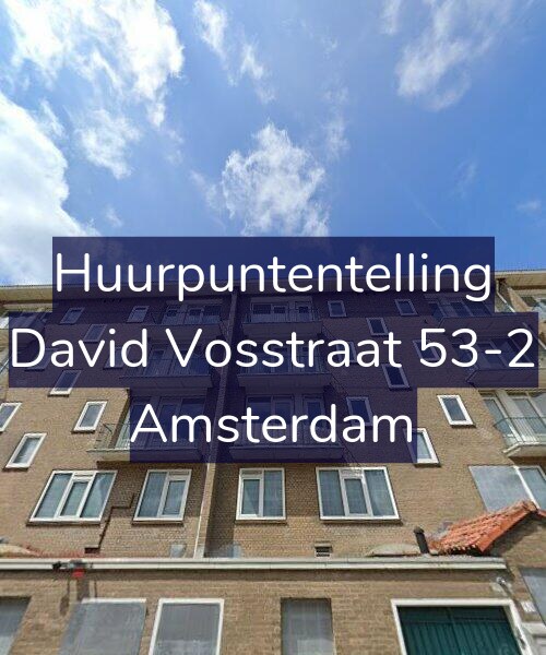 Foto gevel Huurpuntentelling voor David Vosstraat 53-2, Amsterdam