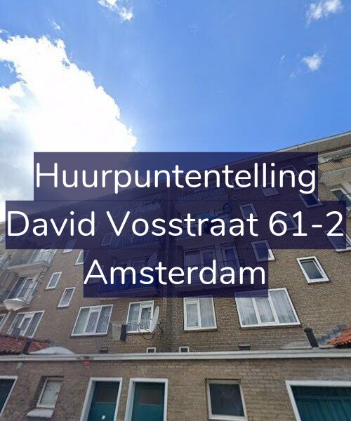 Foto gevel Huurpuntentelling voor David Vosstraat 61-2, Amsterdam