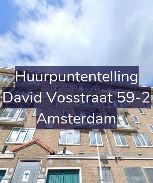 Foto gevel Huurpuntentelling voor David Vosstraat 59-2, Amsterdam