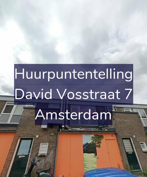 Foto gevel Huurpuntentelling voor David Vosstraat 7, Amsterdam