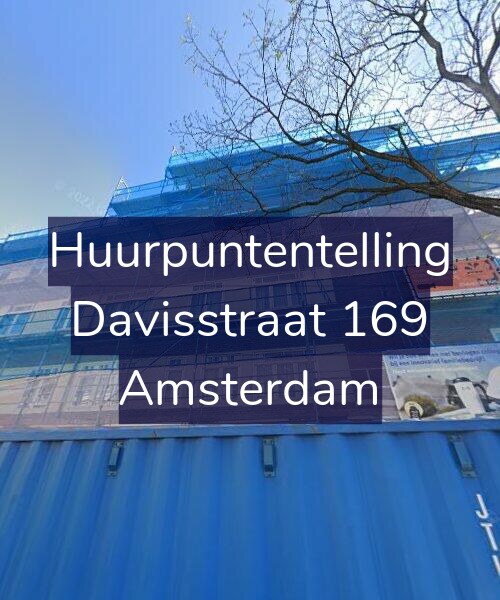 Foto gevel Huurpuntentelling voor Davisstraat 169, Amsterdam