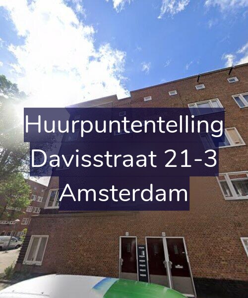 Foto gevel Huurpuntentelling voor Davisstraat 21-3, Amsterdam