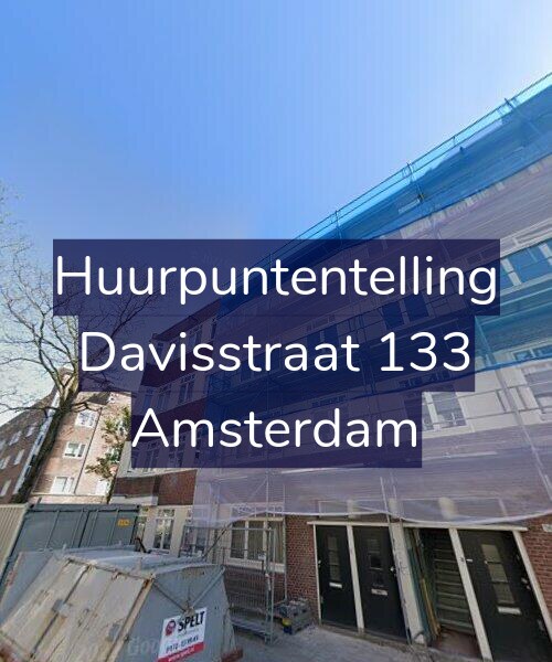 Foto gevel Huurpuntentelling voor Davisstraat 133, Amsterdam