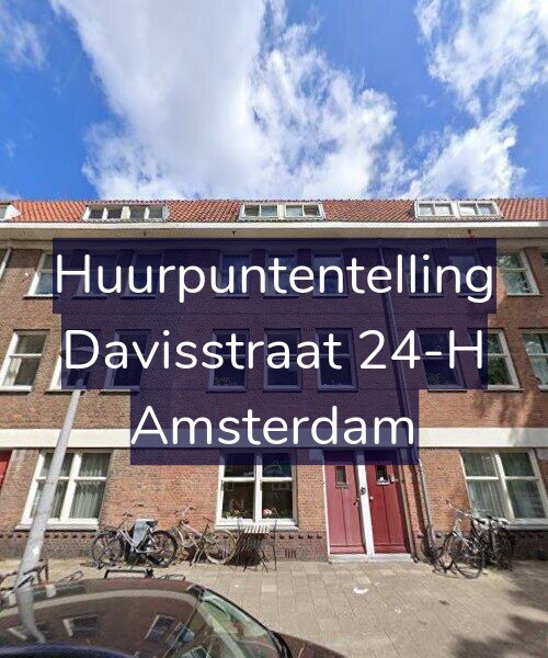 Foto gevel Huurpuntentelling voor Davisstraat 24-H, Amsterdam