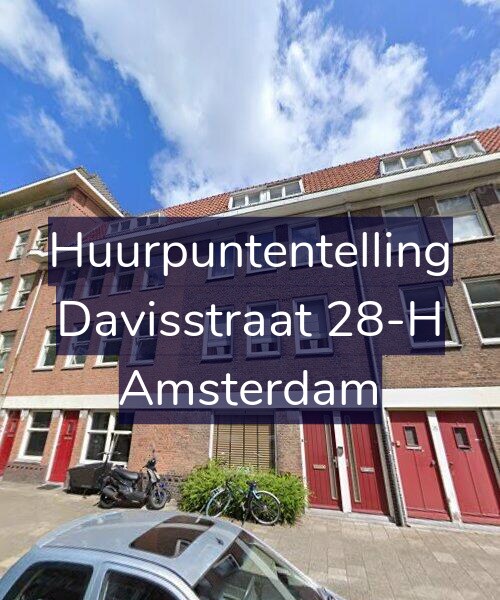Foto gevel Huurpuntentelling voor Davisstraat 28-H, Amsterdam