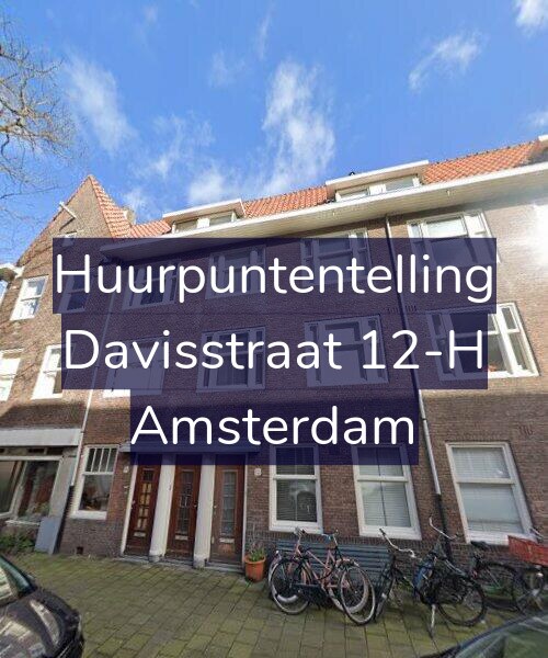Foto gevel Huurpuntentelling voor Davisstraat 12-H, Amsterdam