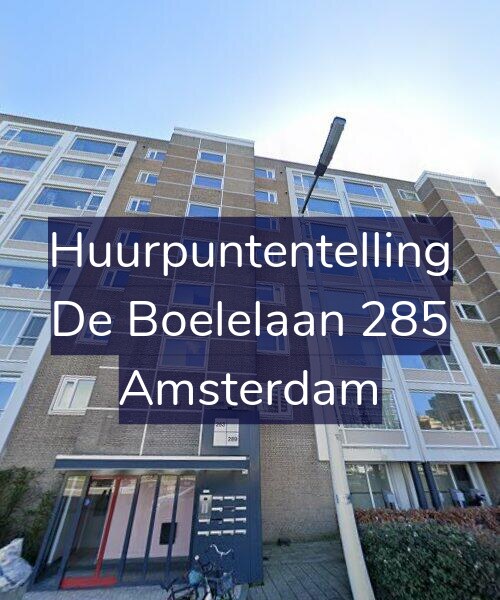 Foto gevel Huurpuntentelling voor De Boelelaan 285, Amsterdam