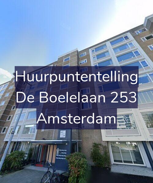 Foto gevel Huurpuntentelling voor De Boelelaan 253, Amsterdam