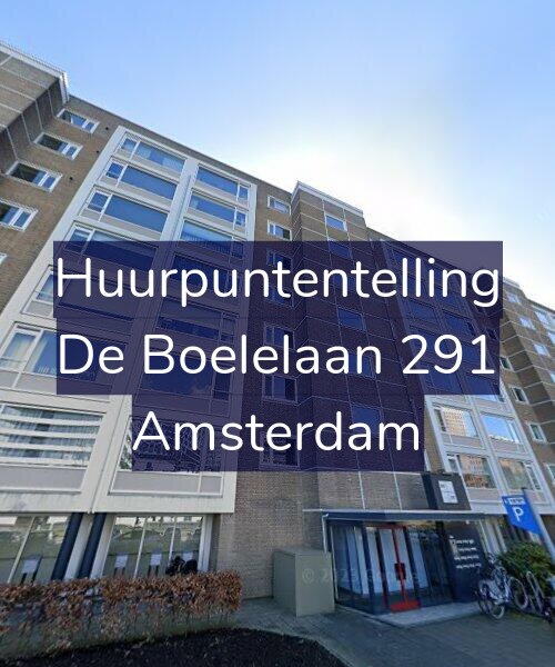 Foto gevel Huurpuntentelling voor De Boelelaan 291, Amsterdam