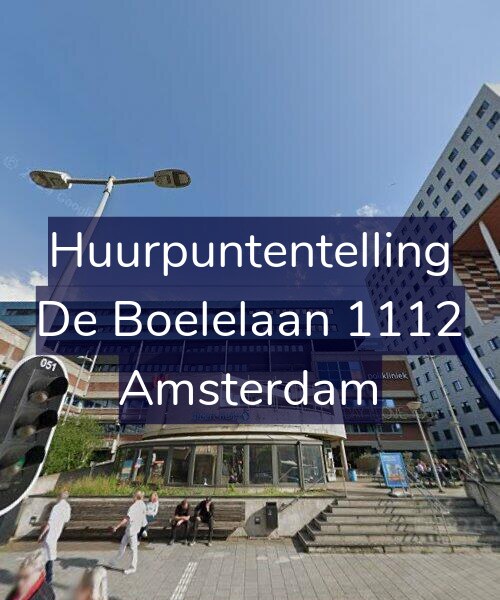 Foto gevel Huurpuntentelling voor De Boelelaan 1112, Amsterdam