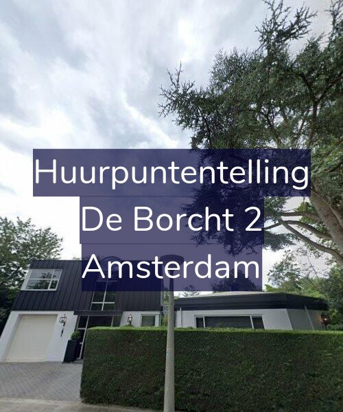 Foto gevel Huurpuntentelling voor De Borcht 2, Amsterdam