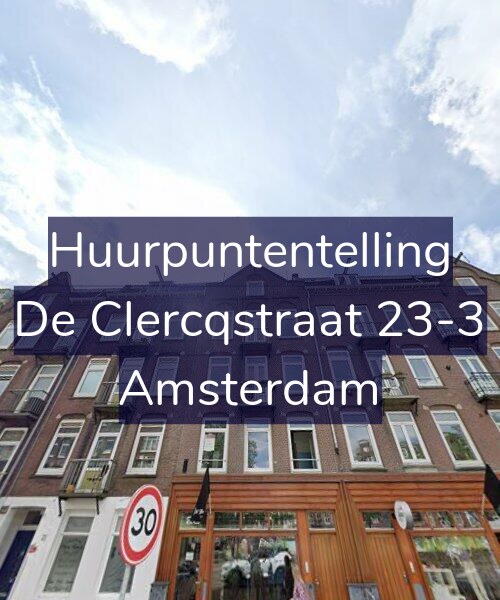 Foto gevel Huurpuntentelling voor De Clercqstraat 23-3, Amsterdam