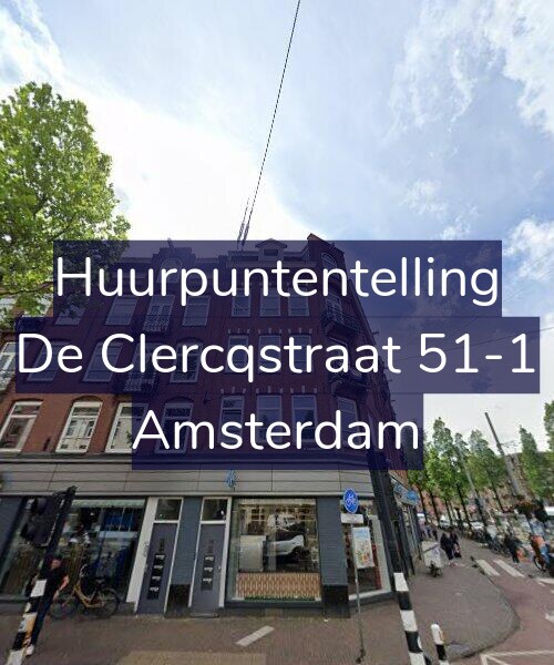 Foto gevel Huurpuntentelling voor De Clercqstraat 51-1, Amsterdam