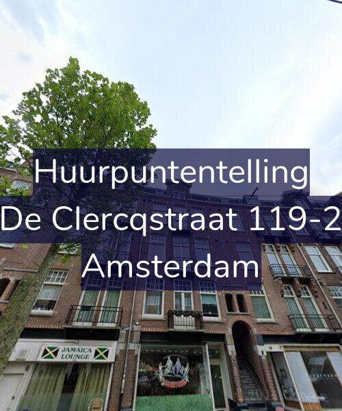 Foto gevel Huurpuntentelling voor De Clercqstraat 119-2, Amsterdam