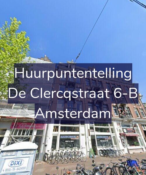 Foto gevel Huurpuntentelling voor De Clercqstraat 6-B, Amsterdam