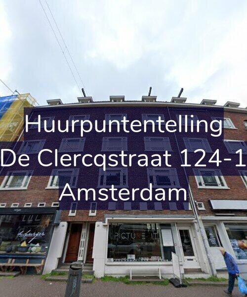 Foto gevel Huurpuntentelling voor De Clercqstraat 124-1, Amsterdam
