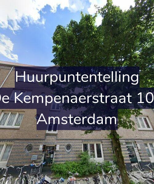 Foto gevel Huurpuntentelling voor De Kempenaerstraat 105, Amsterdam