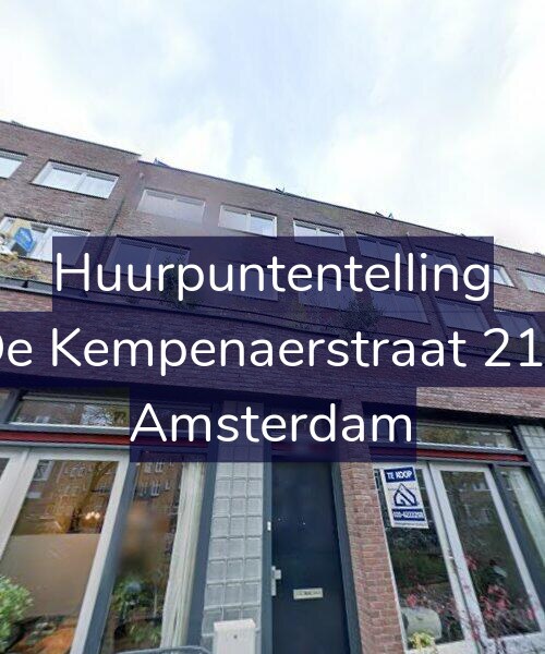 Foto gevel Huurpuntentelling voor De Kempenaerstraat 217, Amsterdam