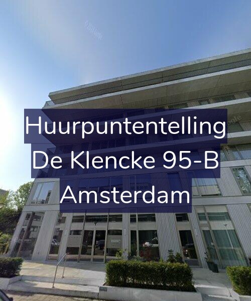 Foto gevel Huurpuntentelling voor De Klencke 95-B, Amsterdam