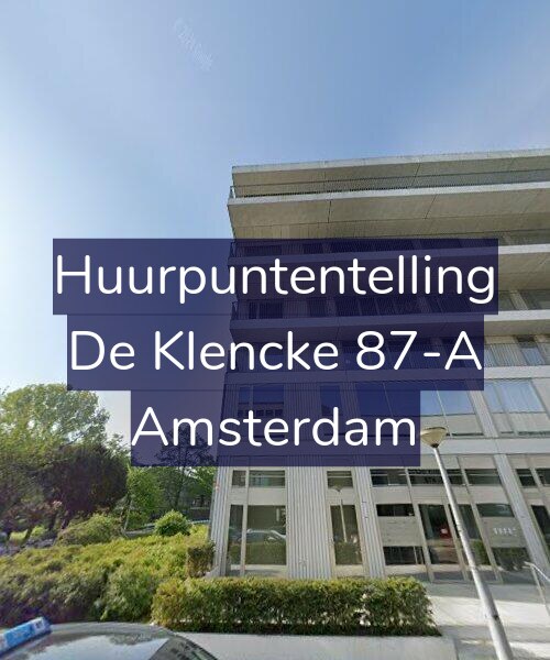 Foto gevel Huurpuntentelling voor De Klencke 87-A, Amsterdam