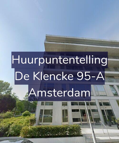 Foto gevel Huurpuntentelling voor De Klencke 95-A, Amsterdam