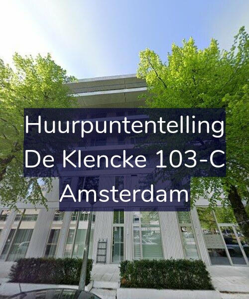 Foto gevel Huurpuntentelling voor De Klencke 103-C, Amsterdam