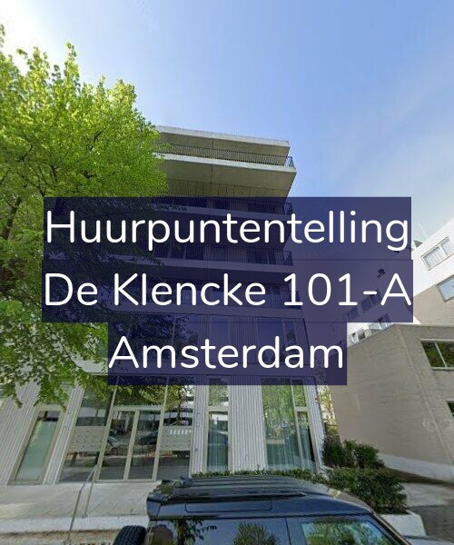 Foto gevel Huurpuntentelling voor De Klencke 101-A, Amsterdam