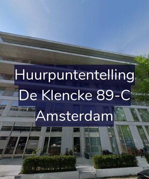 Foto gevel Huurpuntentelling voor De Klencke 89-C, Amsterdam