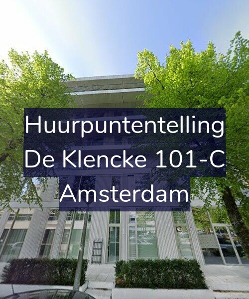 Foto gevel Huurpuntentelling voor De Klencke 101-C, Amsterdam