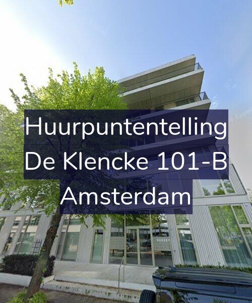 Foto gevel Huurpuntentelling voor De Klencke 101-B, Amsterdam