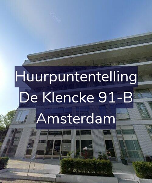 Foto gevel Huurpuntentelling voor De Klencke 91-B, Amsterdam