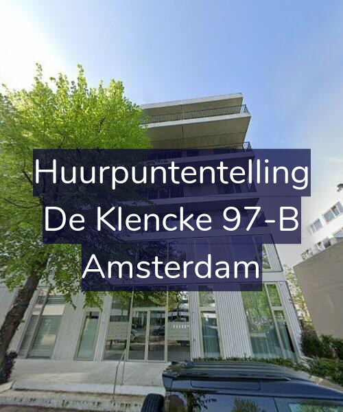 Foto gevel Huurpuntentelling voor De Klencke 97-B, Amsterdam