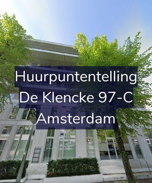 Foto gevel Huurpuntentelling voor De Klencke 97-C, Amsterdam