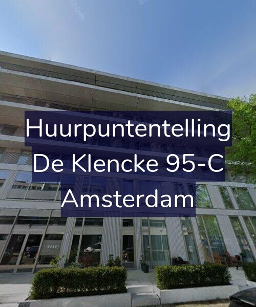 Foto gevel Huurpuntentelling voor De Klencke 95-C, Amsterdam