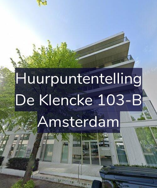 Foto gevel Huurpuntentelling voor De Klencke 103-B, Amsterdam