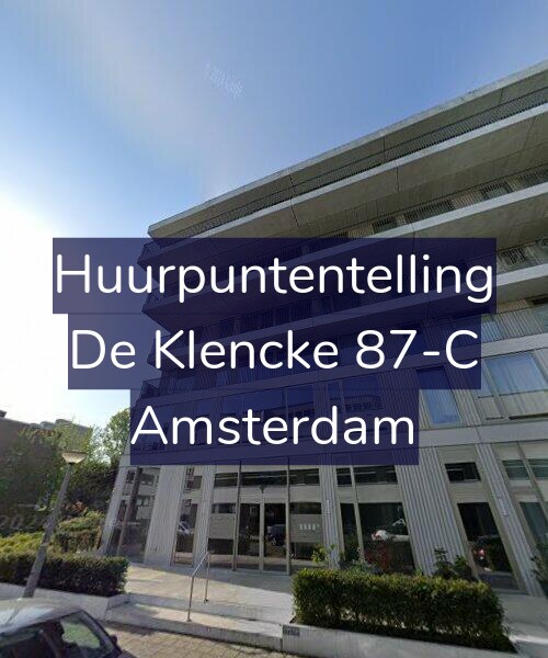 Foto gevel Huurpuntentelling voor De Klencke 87-C, Amsterdam
