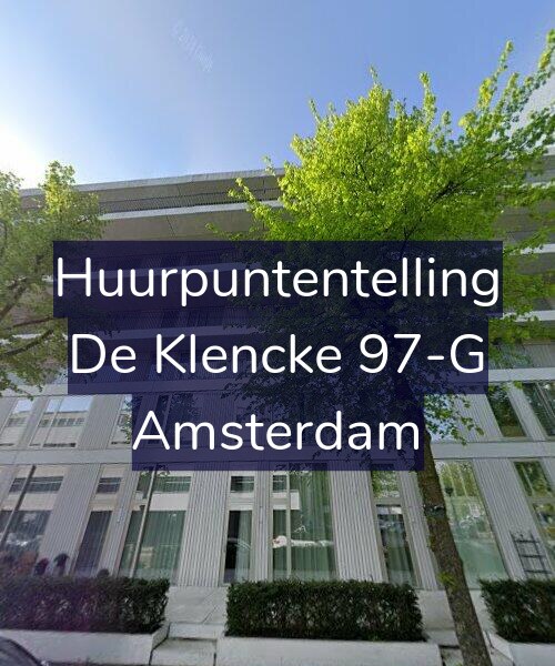 Foto gevel Huurpuntentelling voor De Klencke 97-G, Amsterdam