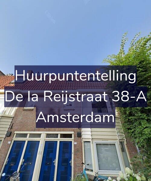 Foto gevel Huurpuntentelling voor De la Reijstraat 38-A, Amsterdam