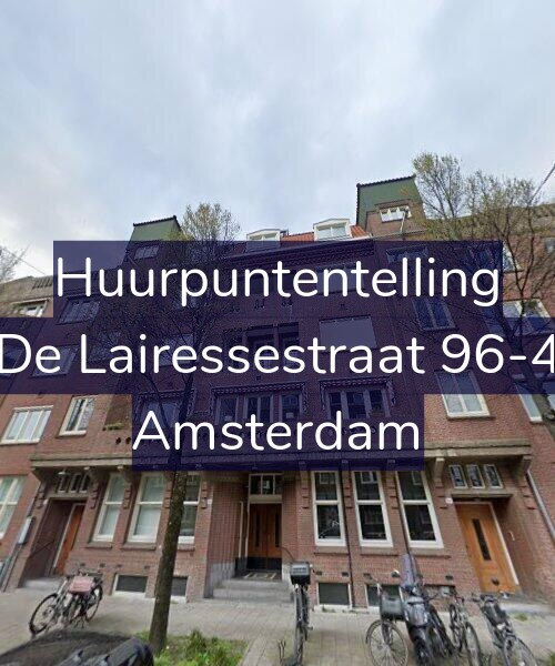 Foto gevel Huurpuntentelling voor De Lairessestraat 96-4, Amsterdam