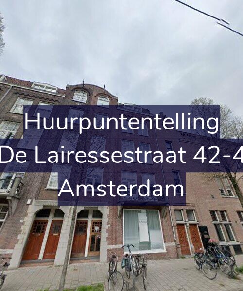 Foto gevel Huurpuntentelling voor De Lairessestraat 42-4, Amsterdam