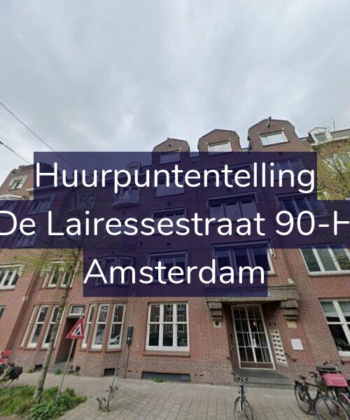 Foto gevel Huurpuntentelling voor De Lairessestraat 90-H, Amsterdam