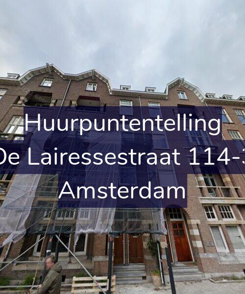 Foto gevel Huurpuntentelling voor De Lairessestraat 114-3, Amsterdam